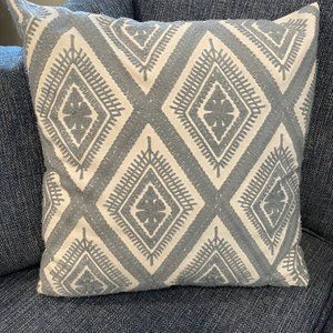16x16 Blue and White Throw Pillows